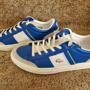 Men's Lacoste leather fashion sneakers